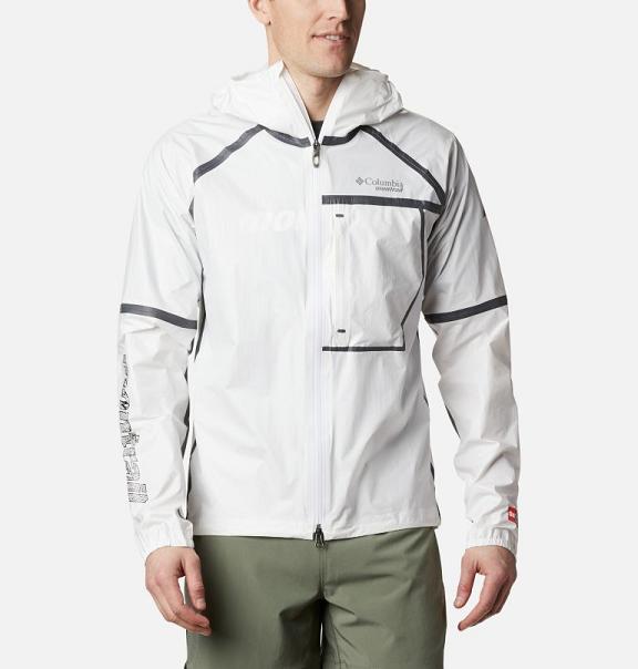 Columbia OutDry Softshell Jacket White For Men's NZ54720 New Zealand